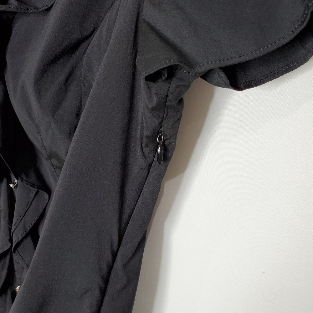 EXPRESS Elite Stretch Ruffle Blouse - Picture 5 of 7